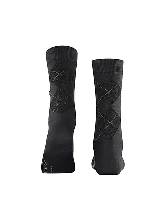 BURLINGTON | Chaussettes femme LUREX MARYLEBONE 36-41 noir | schwarz